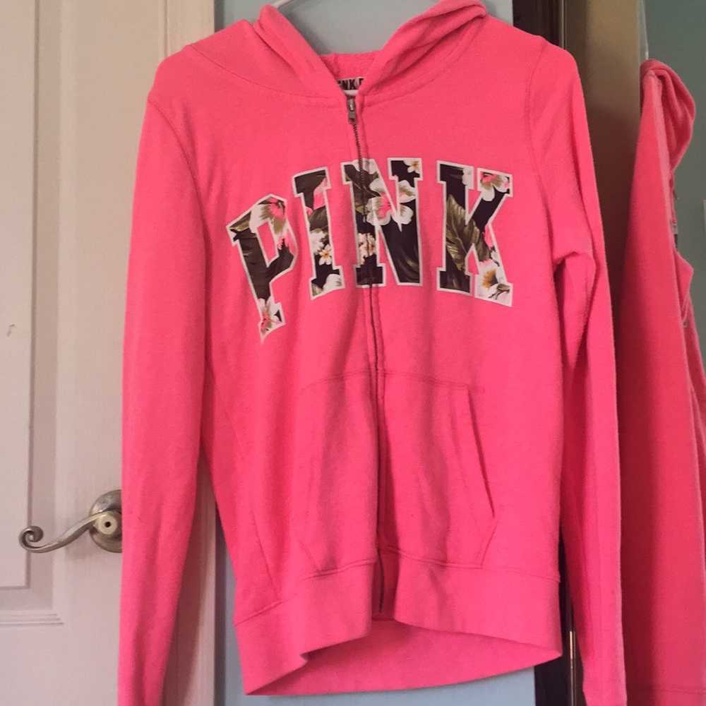 PINK VS tropical jacket